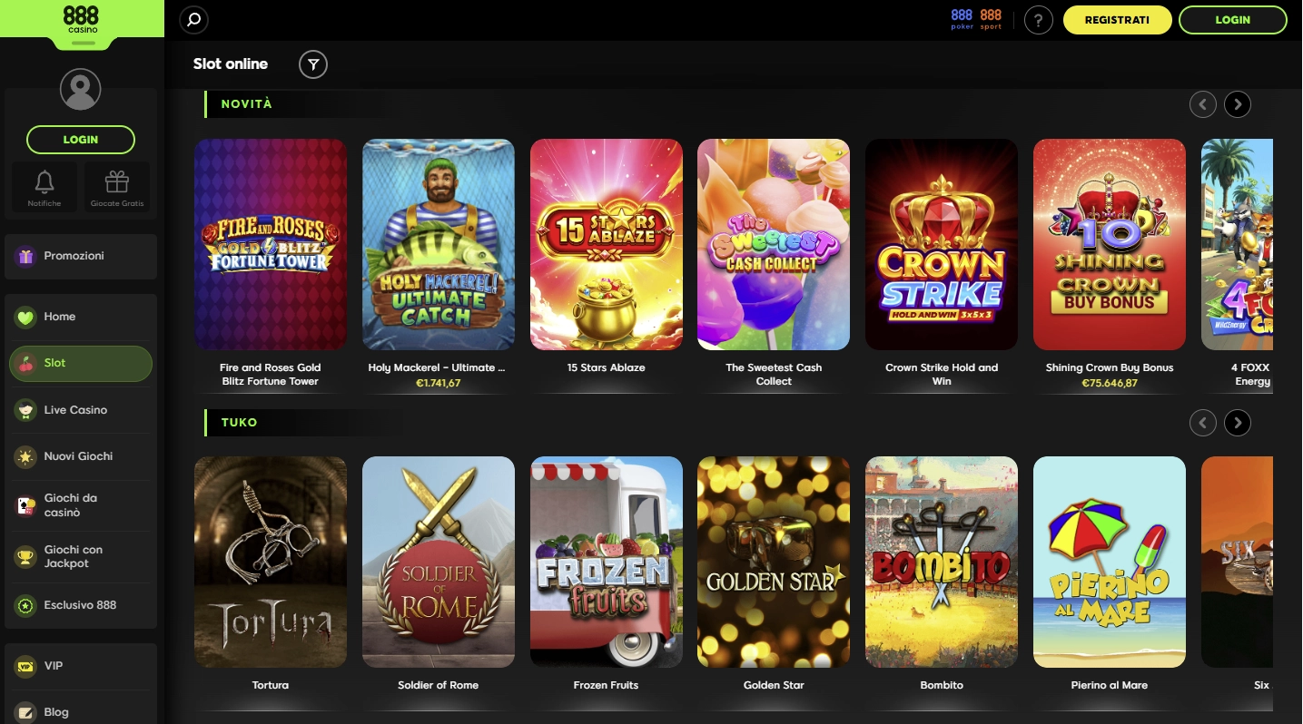 Giochi 888 Casino